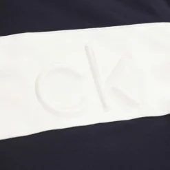 Calvin Klein Embossed Half Zip -Golf Clubs Shop C9500NVY WHT8 510x510 1