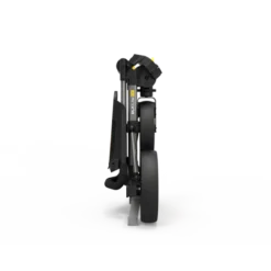 Powakaddy DLX-Lite FF Push Trolley 20 Powakaddy DLX-Lite FF Push Trolley -Golf Clubs Shop DLX LITE FF GUNMETAL YELLOW FOLDED SIDE 510x510 1