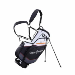 MacGregor Golf MacGregor MAC 7.0 9.5" Stand Bag -Golf Clubs Shop MACBAG155 Silver Black Orange 510x510 1