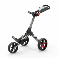 Powakaddy Micra Push Trolley -Golf Clubs Shop MICRA RED OPEN FRONT 510x510 1