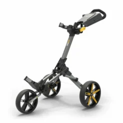 Powakaddy Micra Push Trolley -Golf Clubs Shop MICRA YELLOW OPEN FRONT 510x510 1