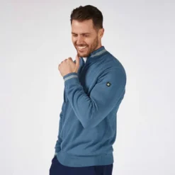 Stuburt Mens Arctic Lined Sweater -Golf Clubs Shop SBKNT1226 Model 2 510x510 1