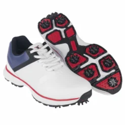 Stuburt PCT II DRI-Back Waterproof Spiked Golf Shoes -Golf Clubs Shop SBSHU1125 WHTNAVY 8 510x510 1