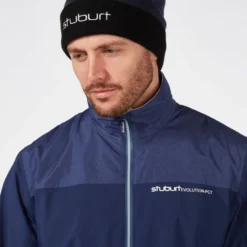 Stuburt Mens Evolution PCT Waterproof Suit -Golf Clubs Shop SBSUIT1192 model 2 510x510 1