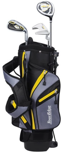 Tour Edge HL-J Junior Set With Stand Bag (Ages 3 To 6) Yellow 3 Tour Edge HL-J Junior Set With Stand Bag (Ages 3 To 6) Yellow